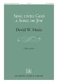 Sing Unto God a Song of Joy Two-Part choral sheet music cover